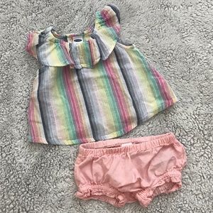 Ruffled Top & Shorts